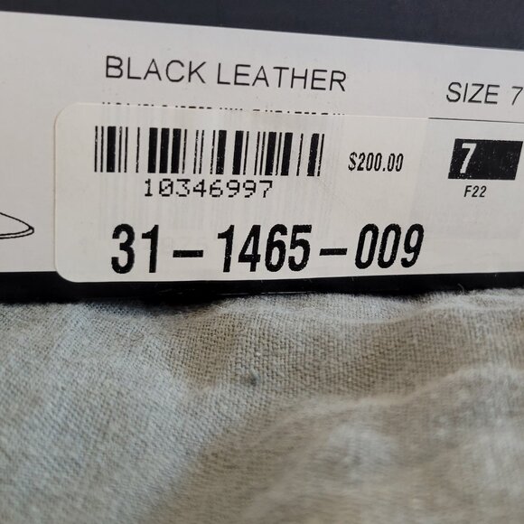 Women's Dolce Vita Black Leather Booties, Size 7, NWB - Picture 3 of 4